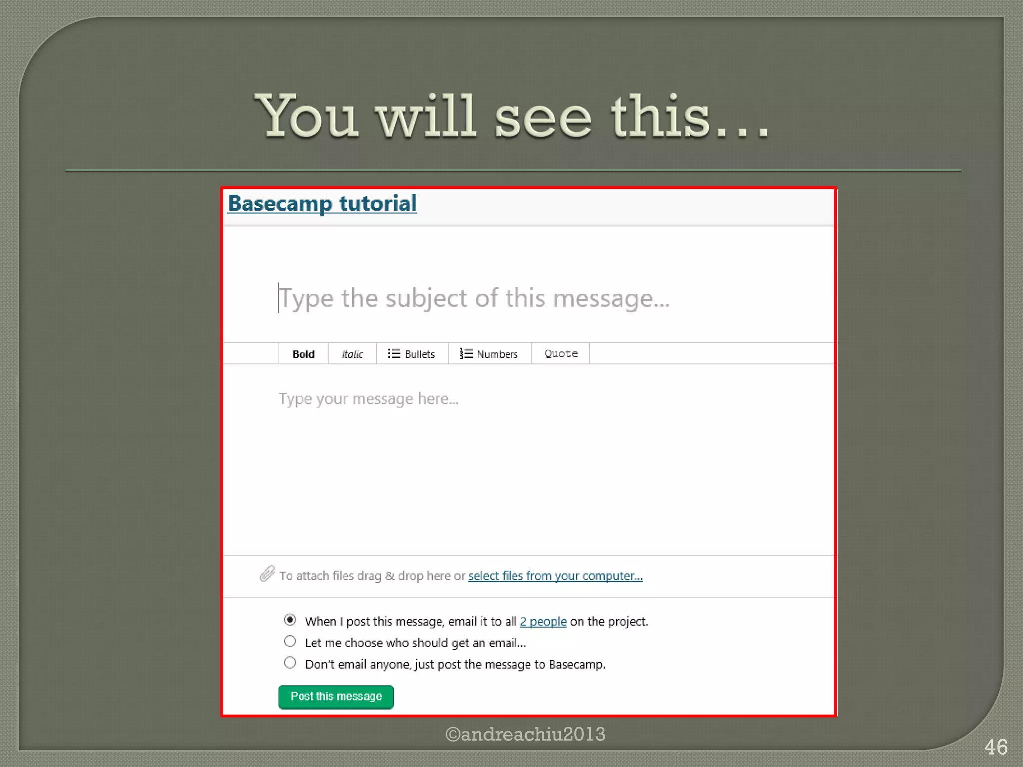 ©andreachiu2013

46

 