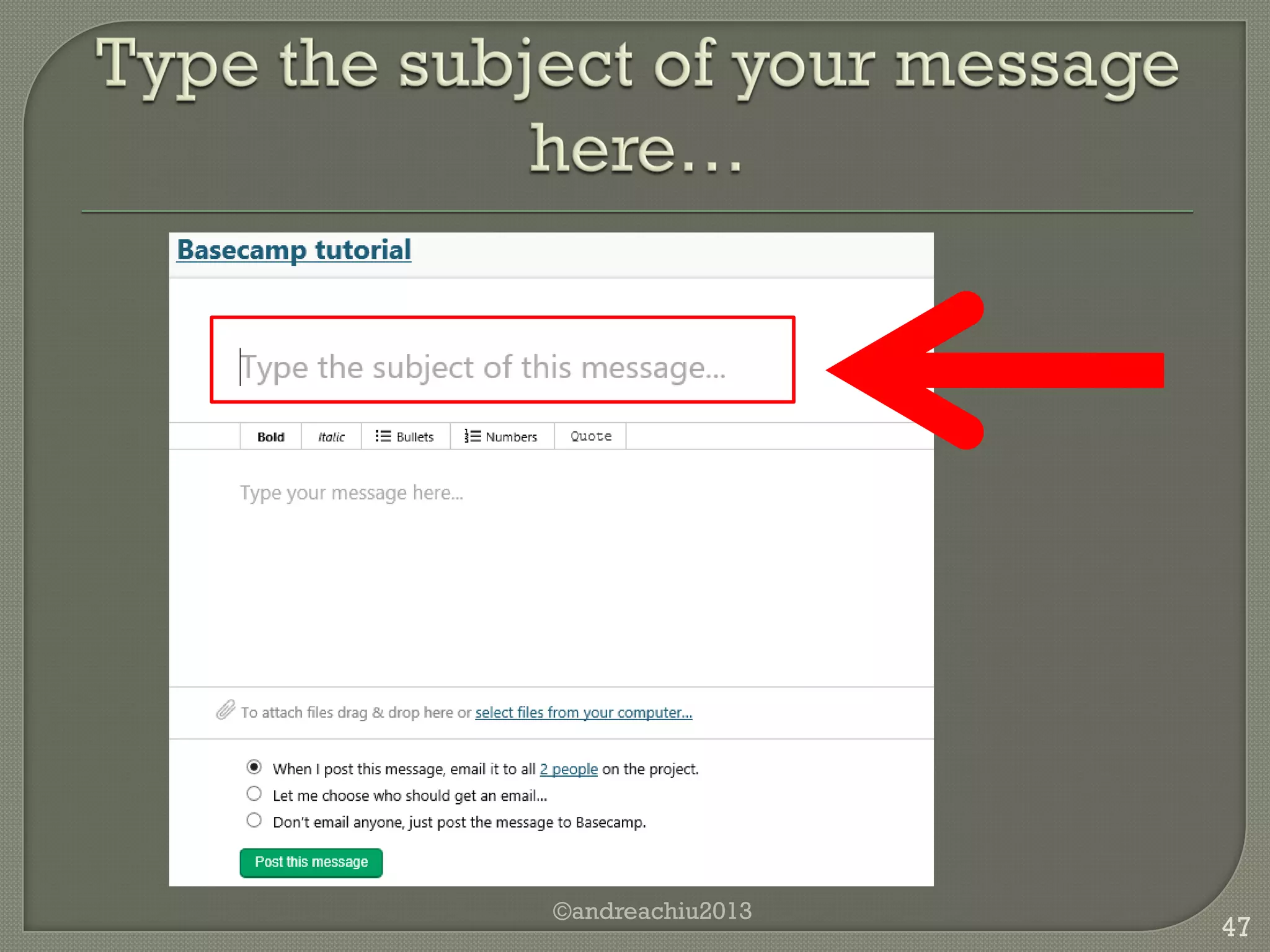 ©andreachiu2013

47

 