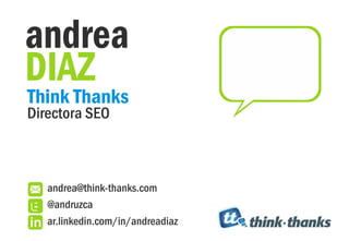 Presentación Andrea Díaz - eCommerce Day Lima 2015 