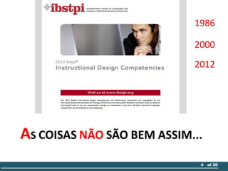 AS COISAS NÃO SÃO BEM ASSIM...
1986
2000
2012
4 of 20
 