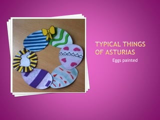 Eggs painted
