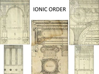 IONIC ORDER

 