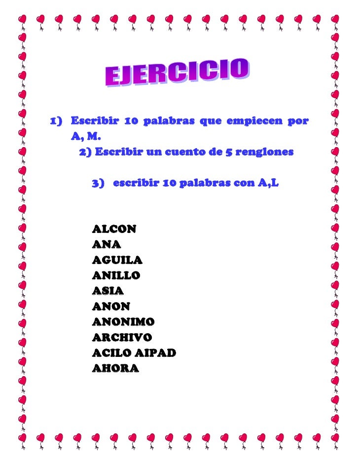 Palabras con anónimo Palabras con anónimo