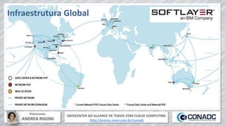 DATACENTER AO ALCANCE DE TODOS COM CLOUD COMPUTING
http://promo.mxm.com.br/conadc
Palestrante:
ANDREA RIGONI
Infraestrutura Global
 