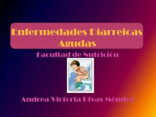Enfermedades Diarreicas
       Agudas
    Facultad de Nutrición




 Andrea Victoria Rivas Méndez
 