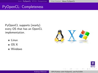 [Harvard CS264] 10a - Easy, Effective, Efficient: GPU Programming in ...