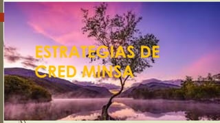 ESTRATEGIAS DE
CRED MINSA
 