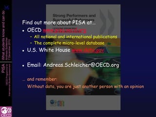 Andreas Schleicher PISA 2010 results Slide 36
