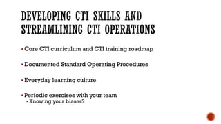 Stop Tilting at Windmills: 3 Key Lessons that CTI Teams Should Learn from the Past - SANS CTI Summit 2020