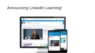 Announcing LinkedIn Learning!
48
 