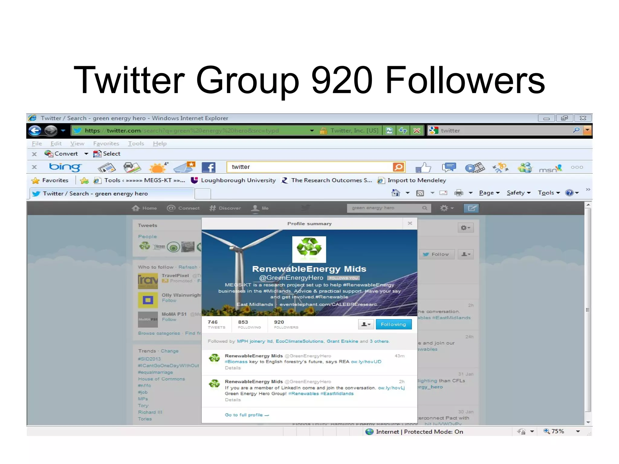 Twitter Group 920 Followers
 