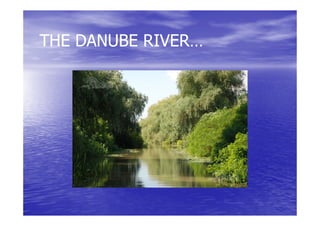 THE DANUBE RIVER…
 