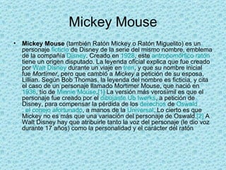 Mickey Mouse ,[object Object]