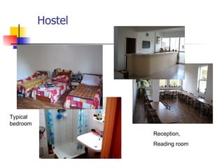 Hostel Reception, Reading room Typical bedroom 