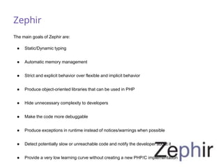 Andres Gutierrez "Phalcon 3.0, Zephir & PHP7" | PPTX