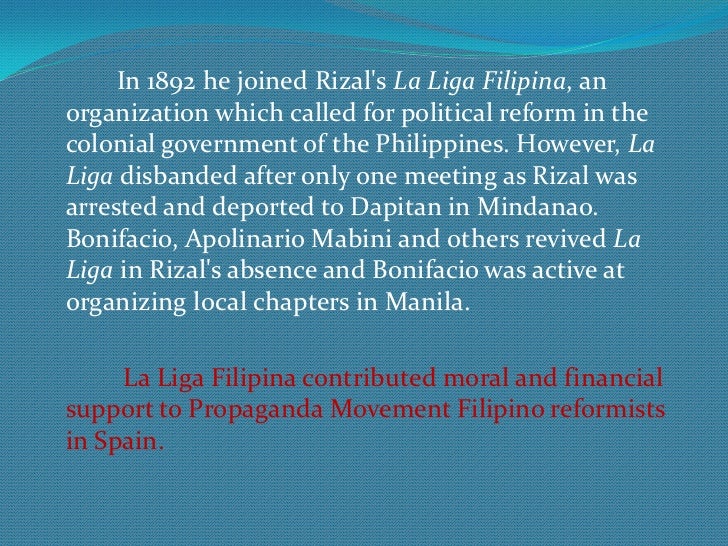 la liga and exile in dapitan Second homecoming and la liga filipina on the same day, rizal began his exile in dapitan which would last until july 31, 1896, a period of four years. la liga and exile in dapitan Second homecoming and la liga filipina on the same day, rizal began his exile in dapitan which would last until july 31, 1896, a period of four years.