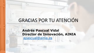Andrés Pascual de AINIA. II Ciclo Economia Circular Funseam y Fund. Repsol