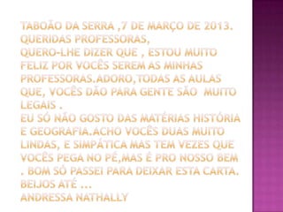 Andressa nathally rodrigues