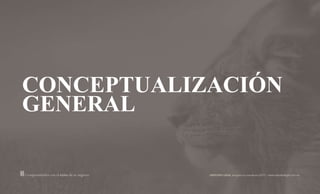 CONCEPTUALIZACIÓN
GENERAL
 