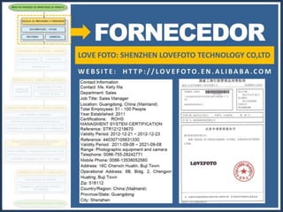 Processo de Importação: Lente Objetiva