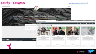Catchy - Goals & Events
Compass won the Seal of Excellence from the European Commission and the Google Digital News Initia...