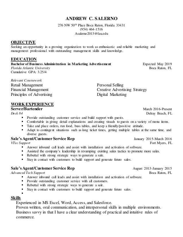 Andrew Resume