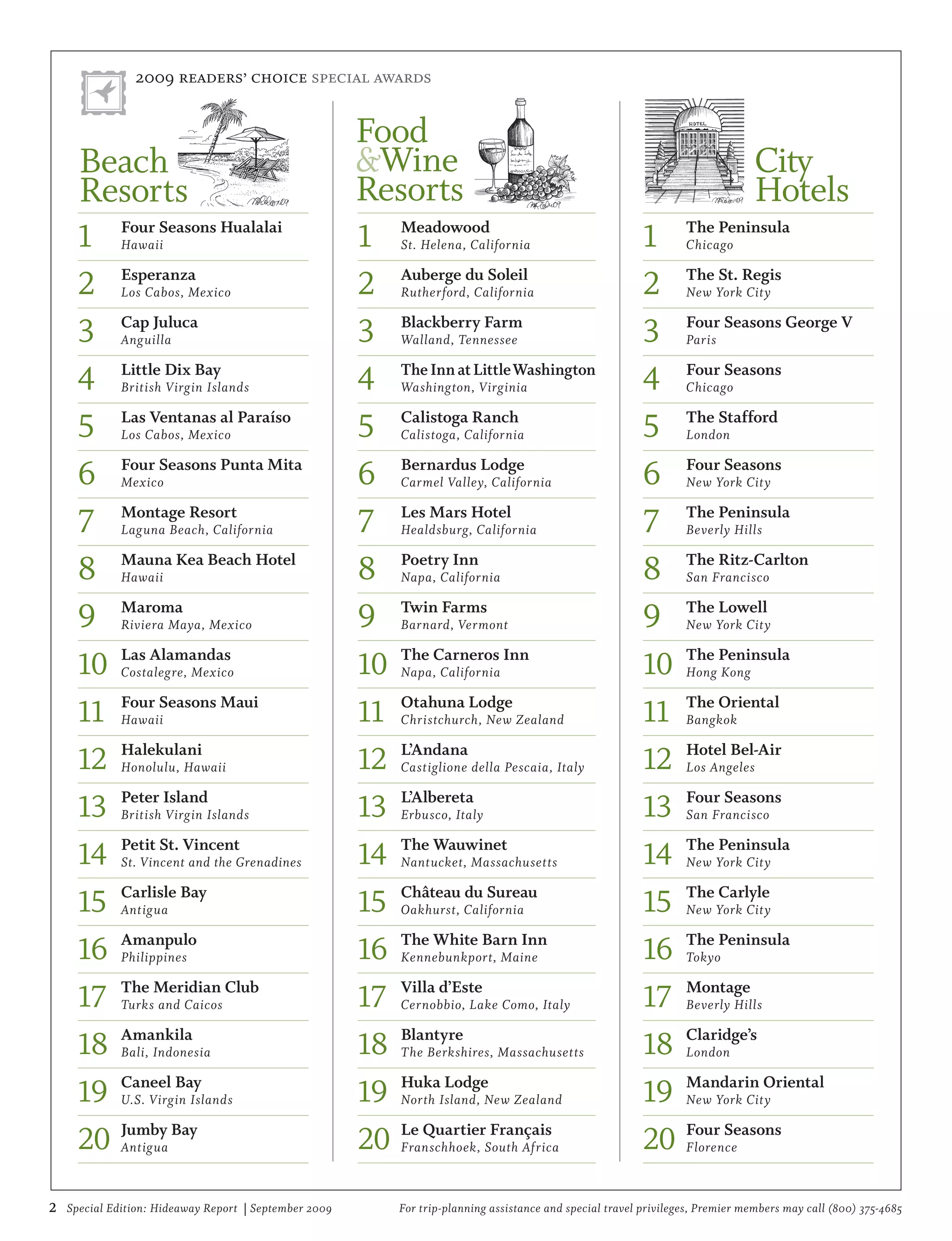 Andrew Harper Hideaway Report September 2009 Otahuna Luxury Lodge N…