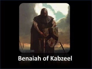 Benaiah of Kabzeel