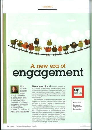 A New Era of Engagement