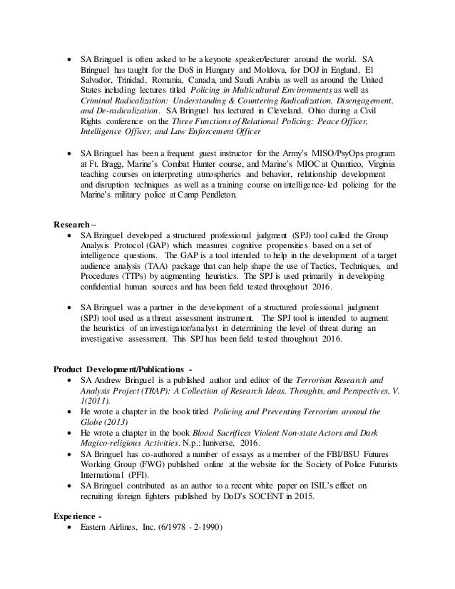 Diverse perspective resume