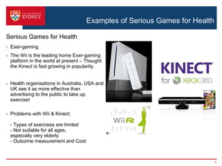 Serious games : games for health Dr Andrew Campbell | PPT