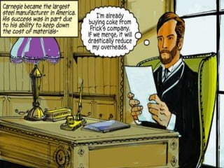 Successful Scots - Andrew Carnegie Comic Strip Part 2