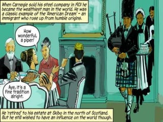 Successful Scots - Andrew Carnegie Comic Strip Part 2