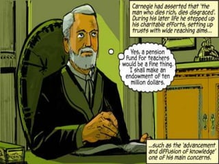 Successful Scots - Andrew Carnegie Comic Strip Part 2