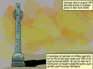 Successful Scots - Andrew Carnegie Comic Strip Part 2