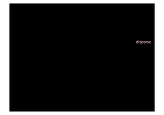 disperse
 