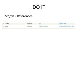 DO IT
Модуль References
 