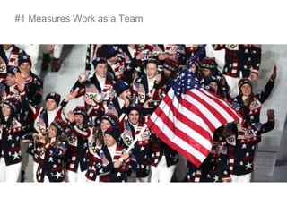 #1 Measures Work as a Team
 
