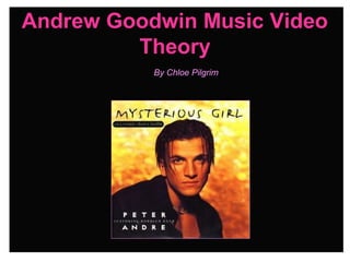Andrew Goodwin Music Video
         Theory
           By Chloe Pilgrim
 