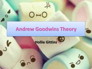 Andrew Goodwins Theory 
Hollie Gittins 
 