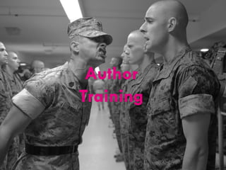 Planned a new structure
Author
Training
 