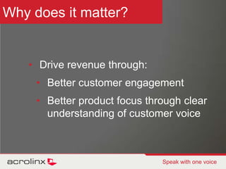 Keyword Management© 2010 acrolinx Speak with one voice