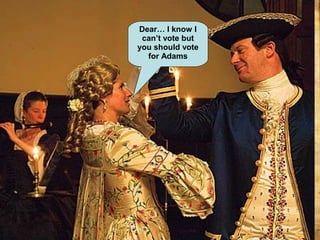Dear… I know I
can’t vote but
you should vote
for Adams
 