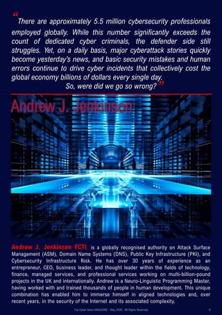 Andrew J. Jenkinson for Top Cyber News MAGAZINE May 2026. Decades of ...