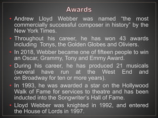 Andrew Lloyd Webber | PPTX