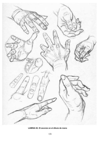 126
LAMINA 82. El escorzo en el dibujo de mano
 