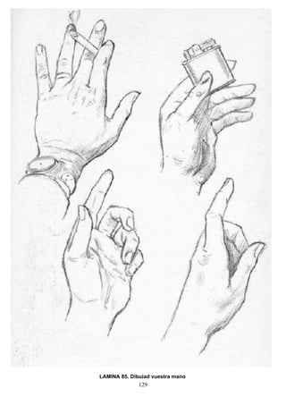 129
LAMINA 85. Dibujad vuestra mano
 