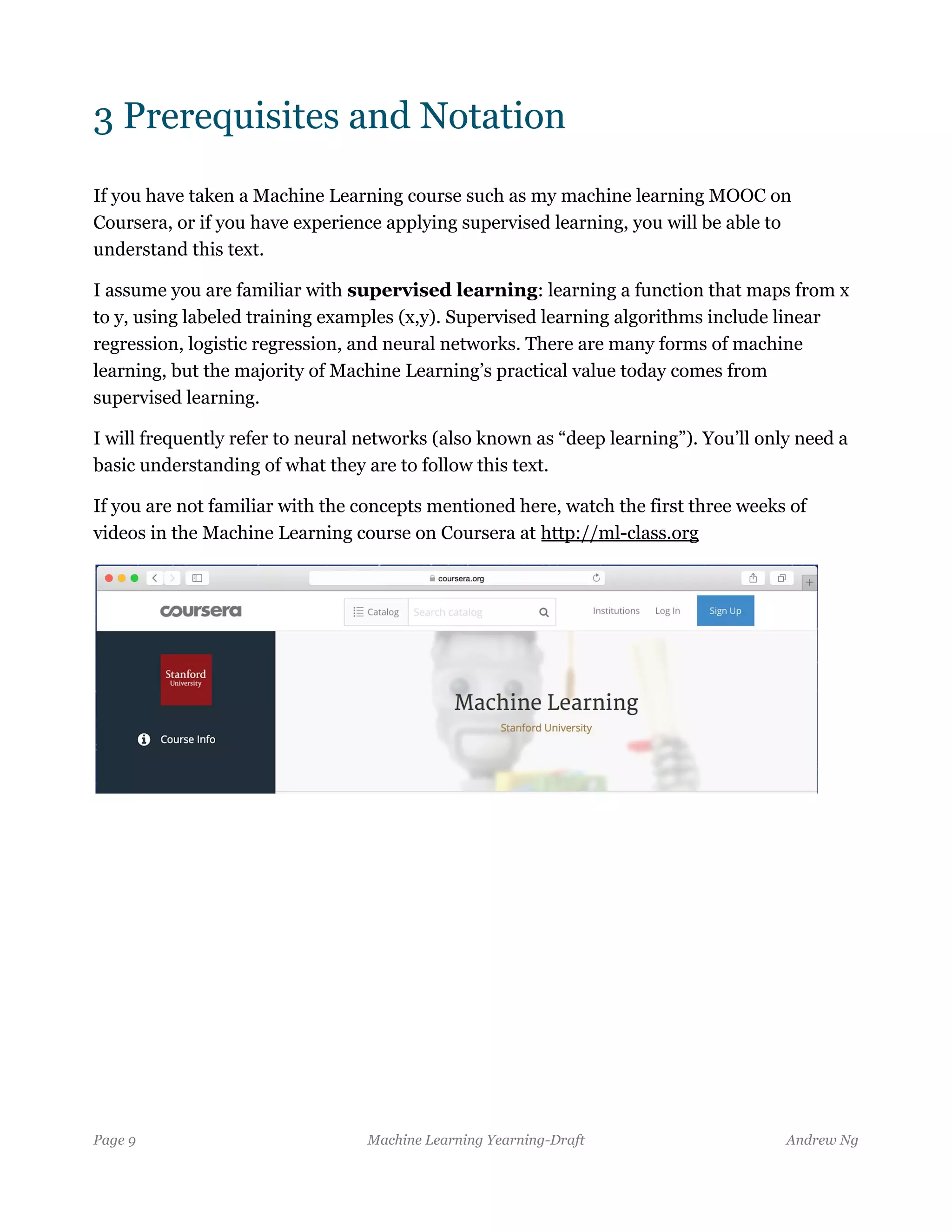 Andrew NG machine learning | PDF