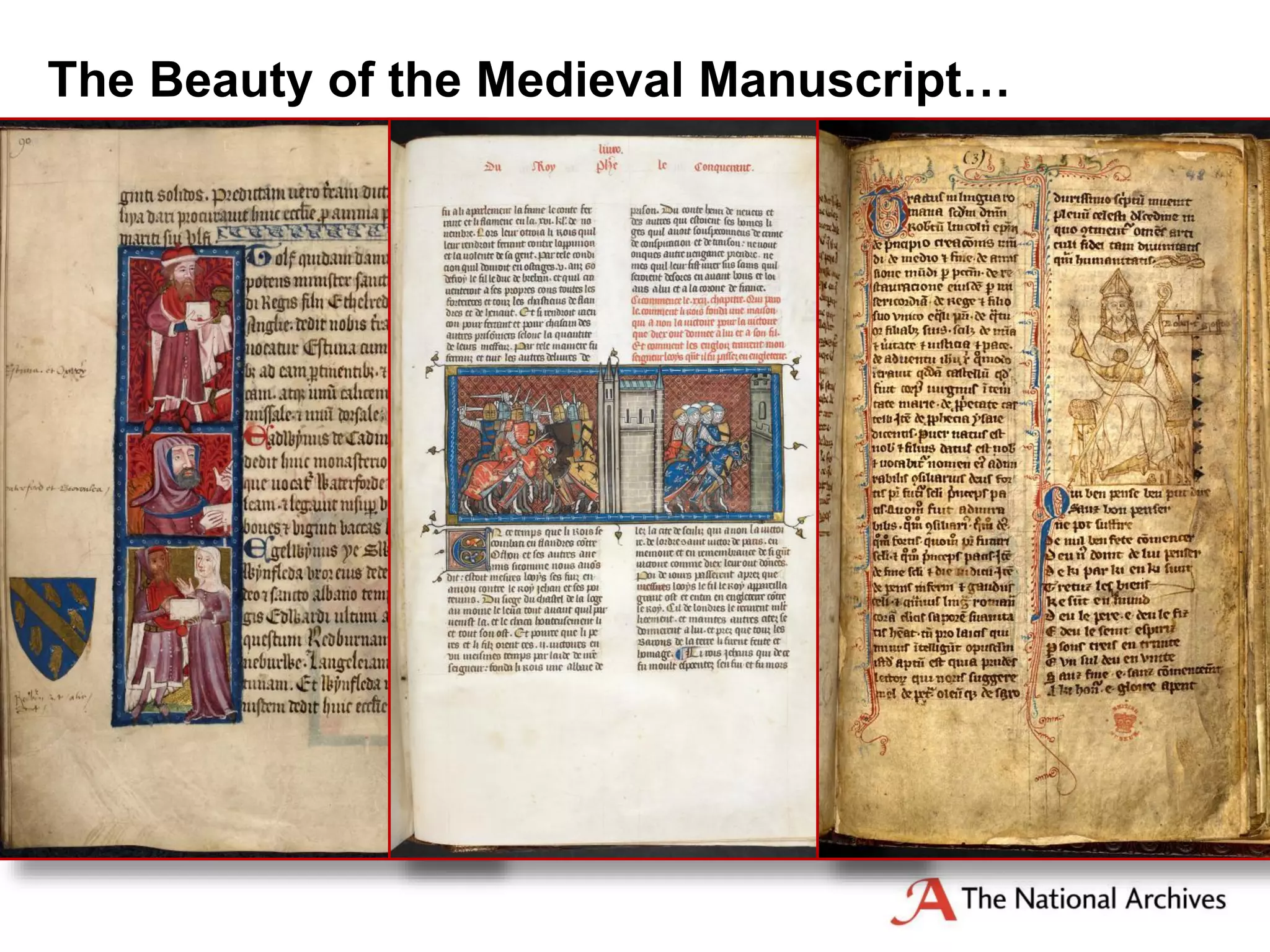 The Beauty of the Medieval Manuscript…