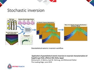 PetroTeach Free Webinar on Seismic Reservoir Characterization | PDF